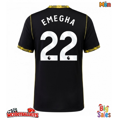 Chelsea Emmanuel Emegha #22 Replica Away Stadium Shirt 2026-27 Short Sleeve